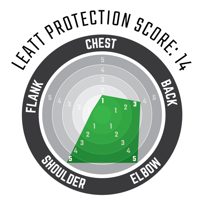 Leatt ReaFlex Stealth Body Protector in Stealth-3