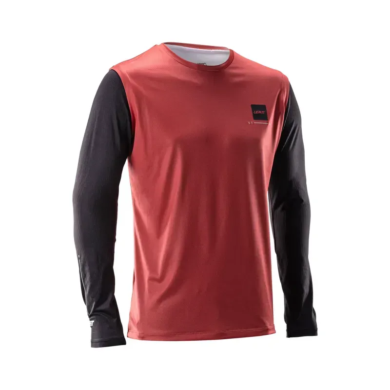 Leatt 1.0 MTB Ride Kit in Dusty Red-1