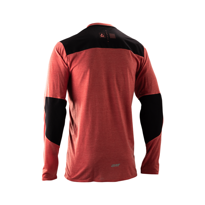 Leatt Trail 4.0 Long Sleeve MTB Jersey in Dusty Red-1
