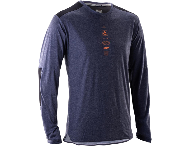 Balfes Bikes Leatt Trail 4.0 Long Sleeve MTB Jersey in Galaxy Blue | Free postage over £30, £10 off first order, price match & 0% finance.