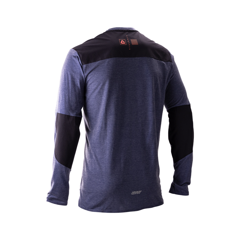 Leatt Trail 4.0 Long Sleeve MTB Jersey in Galaxy Blue-1