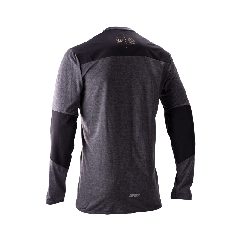 Leatt Trail 4.0 Long Sleeve MTB Jersey in Ghost Black-1