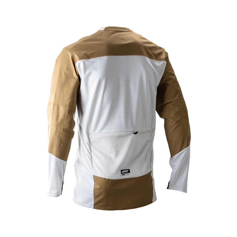 Leatt Trail 6.0 Cargo MTB Long Sleeve Jersey in Brass Brown-1