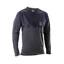 Leatt Trail 6.0 Cargo MTB Long Sleeve Jersey in Ghost Black