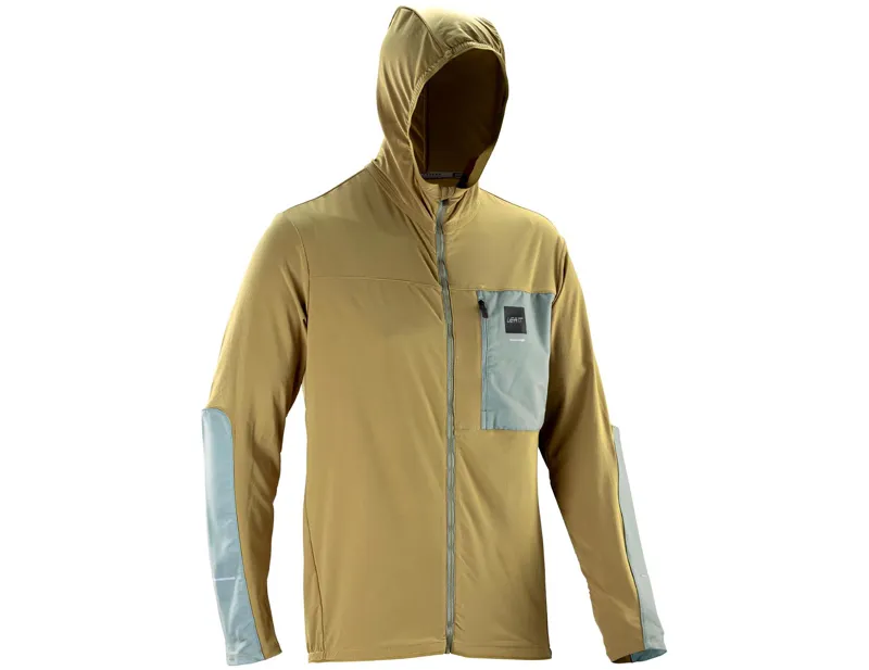 Leatt WindBlock 1.0 Mountain Bike Jacket in Brass Brown