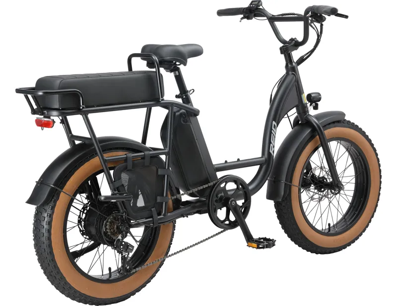 Reid Let's Moto 20 inch Fat Tyre Commuter Electric Bike 2027 in Black-2