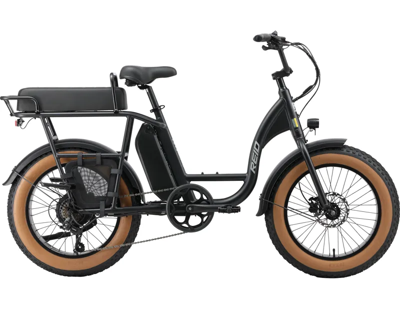Reid Let's Moto 20 inch Fat Tyre Commuter Electric Bike 2027 in Black