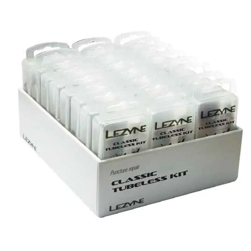 Balfes Bikes Lezyne Classic Tubeless Kit Counter Top 24pcs | Free postage over £30, £10 off first order, price match & 0% finance.