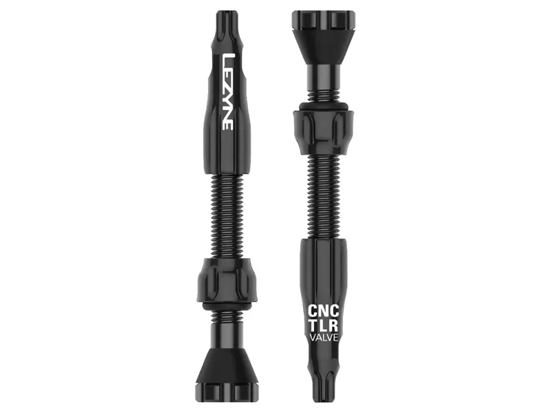 Lezyne CNC Tubeless Valves 44mm in Neo Metallic