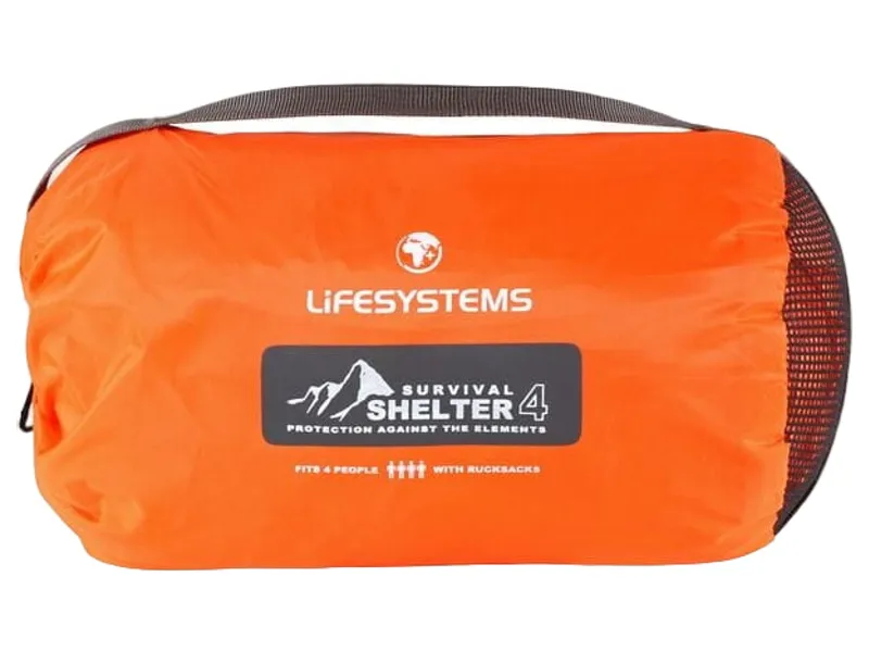 Lifesystems SURVIVE LS 4-6 person Survival Shelter 4m in Orange-1