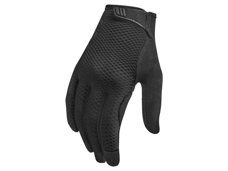 Liv Aura Gel Full Finger Gloves in Black