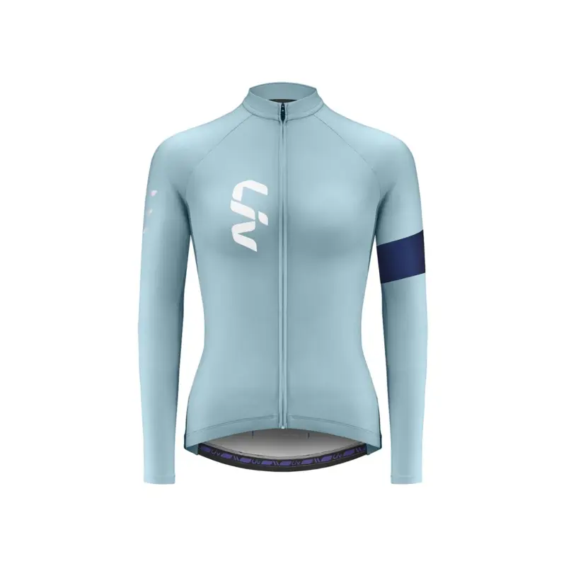 Balfes Bikes Liv Beliv Long Sleeve Jersey in Clear Sky Blue | Free postage over £30, £10 off first order, price match & 0% finance.