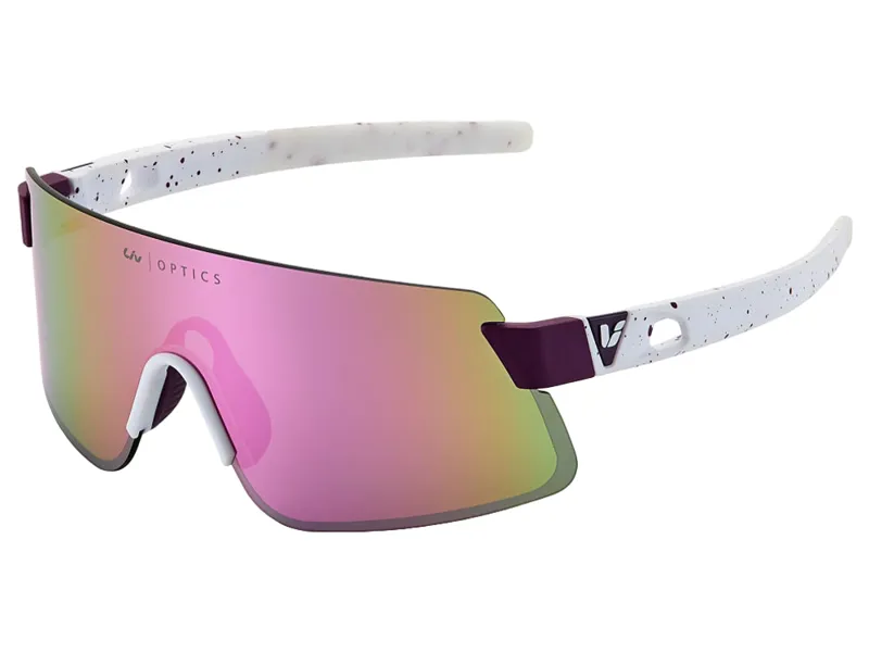Liv Helio Polarvis Sunglasses in White / Purple