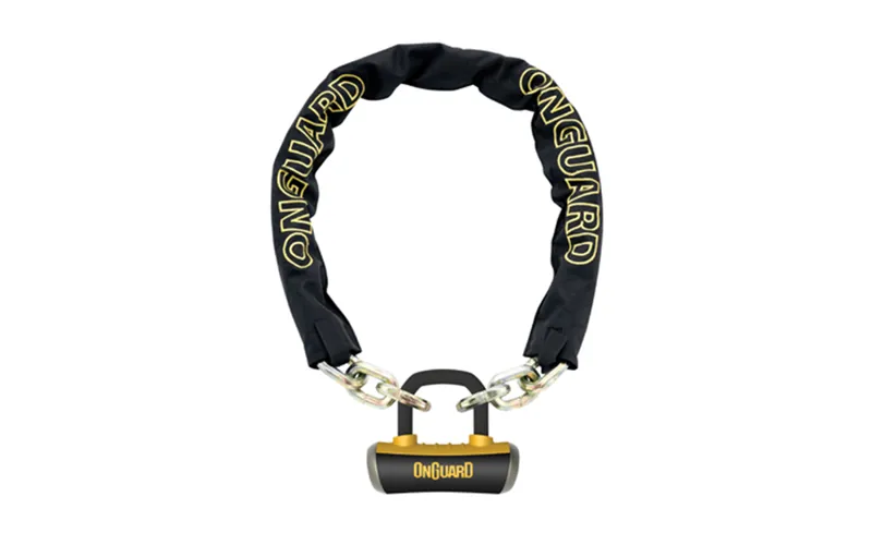 OnGuard Mastiff 8019 Chain Lock 1100 X 10mm Black/Yellow 1100mm