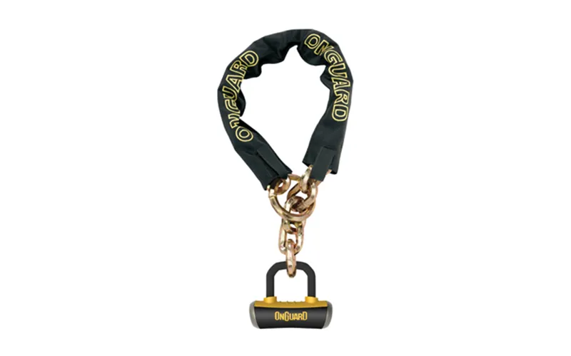 OnGuard Mastiff 8019LP Chain Lock 1300 X 10mm Black/Yellow 1300mm