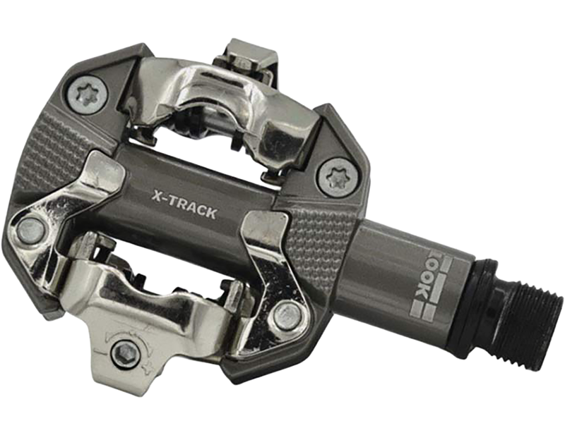 X-Track Mettalic Grey Pedals