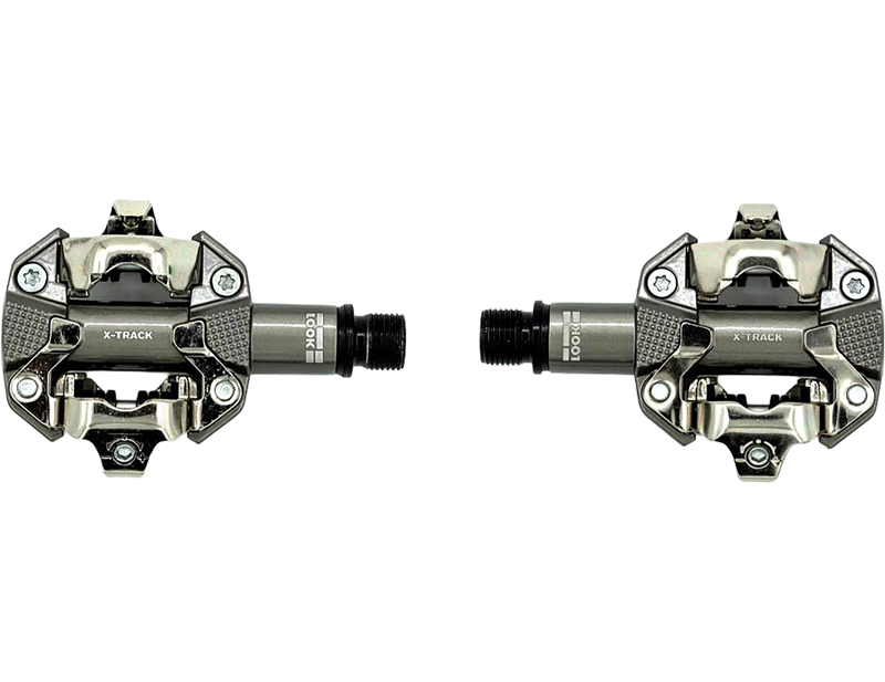 X-Track Mettalic Grey Pedals-1