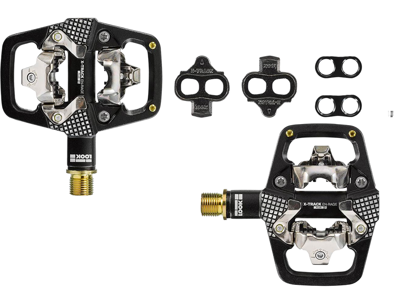 X-Track En-Rage Plus Ti Black Pedals-2