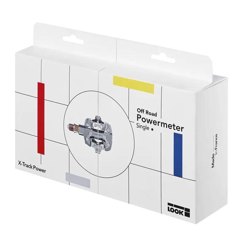 Look X-Track Single Sided Powermeter Pedals in Silver-5