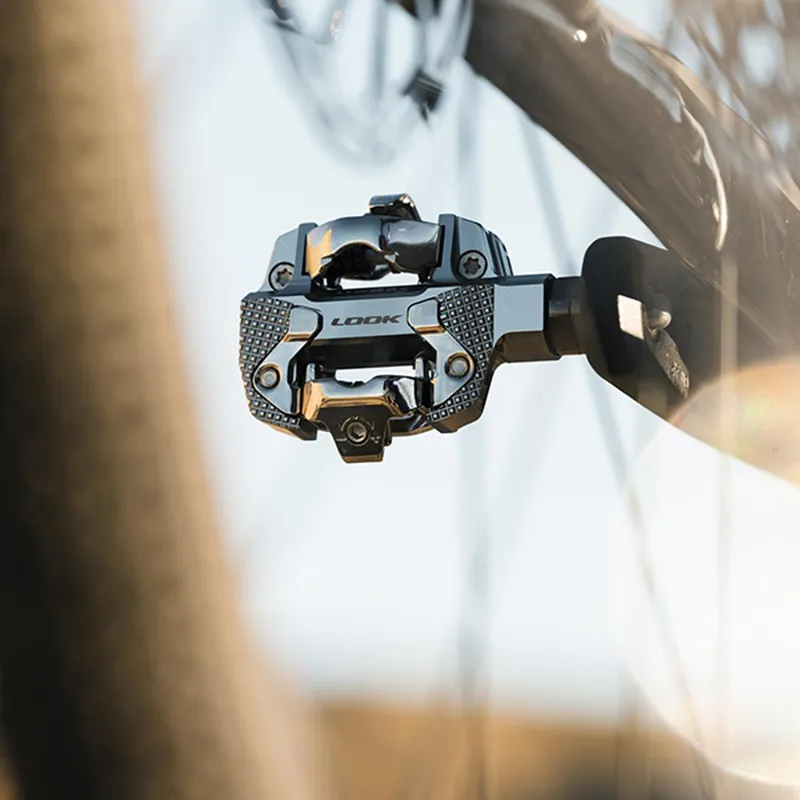 Look X-Track Single Sided Powermeter Pedals in Silver-6