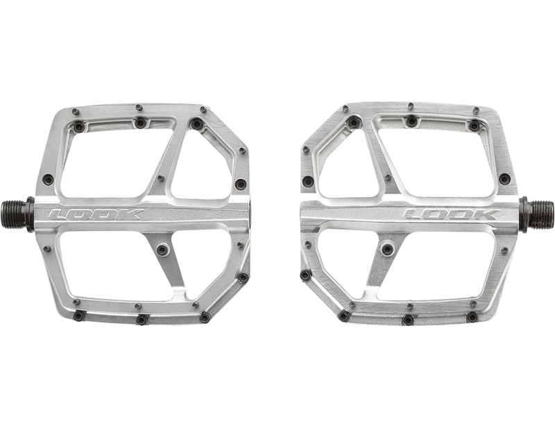 Trail Roc Plus Flat Silver Pedals-1