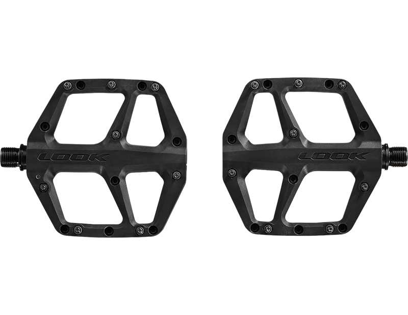 Trail Fusion Flat Black Pedals-1