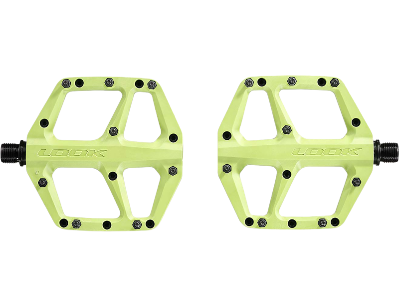 Trail Fusion Flat Lime Pedals-1