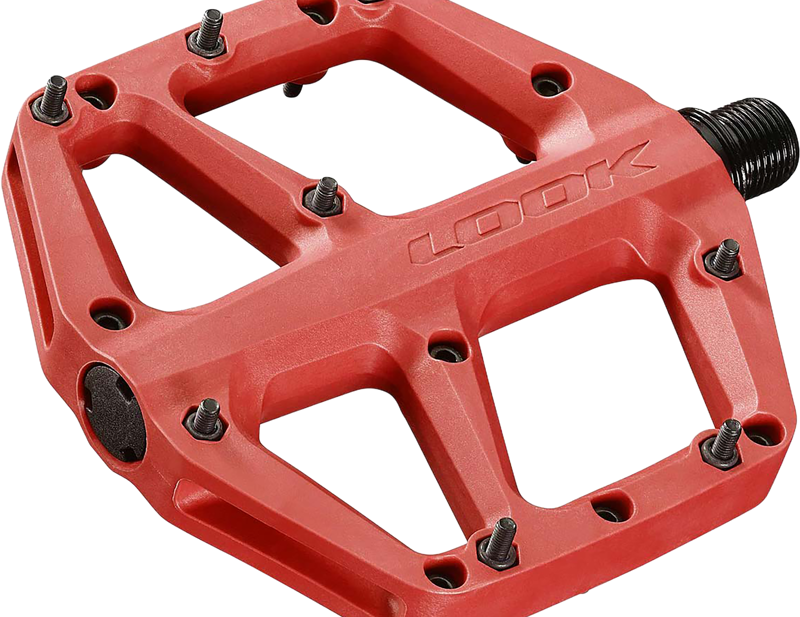 Trail Fusion Flat Red Pedals