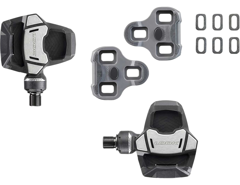 LOOK Keo Blade Carbon Ceramic Ti Road Pedals: BLACK size-5