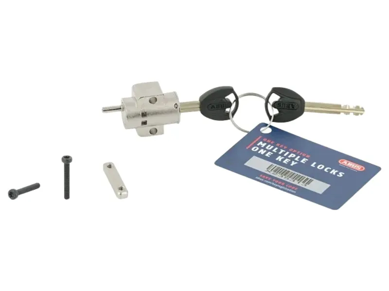 Trek ABUS RIB 2.0 Keyed Lock Assembly in Chrome