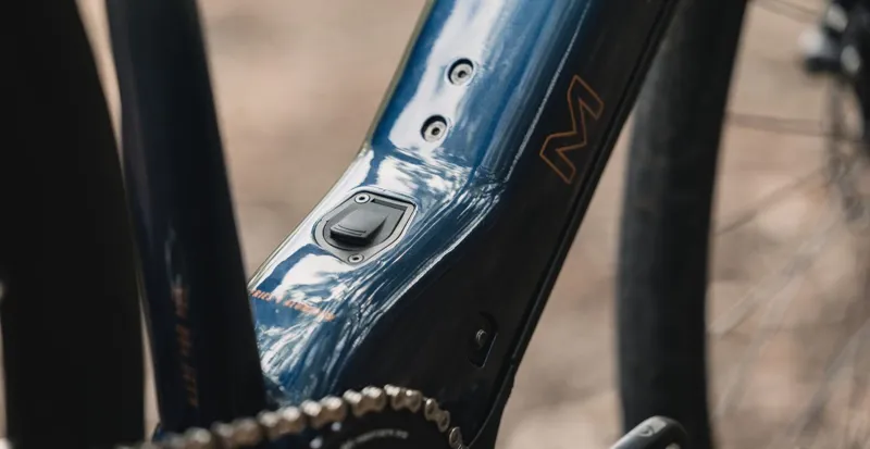 Marin Lombard E1 Electric Gravel Bike 2026 in Blue Charcoal-1