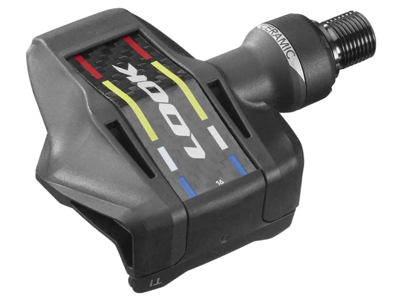 Look Keo Blade 16 Carbon Ceramic Ti Road Pedals in Black-1