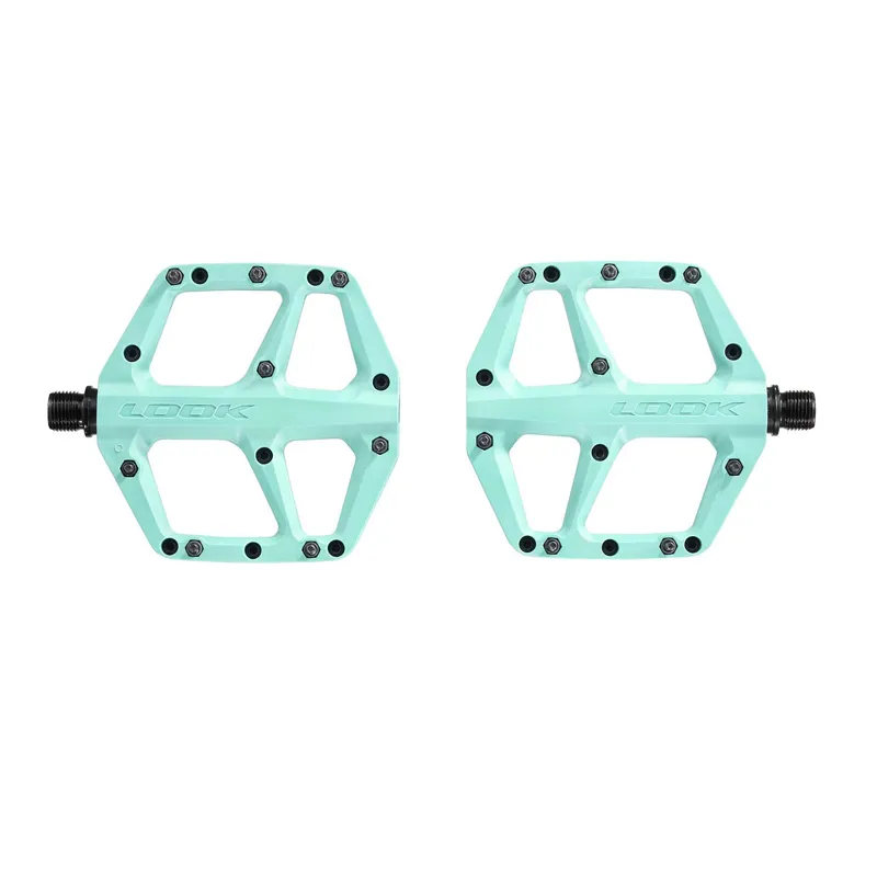Look Trail Fusion Flat Pedals in Ice Blue-1