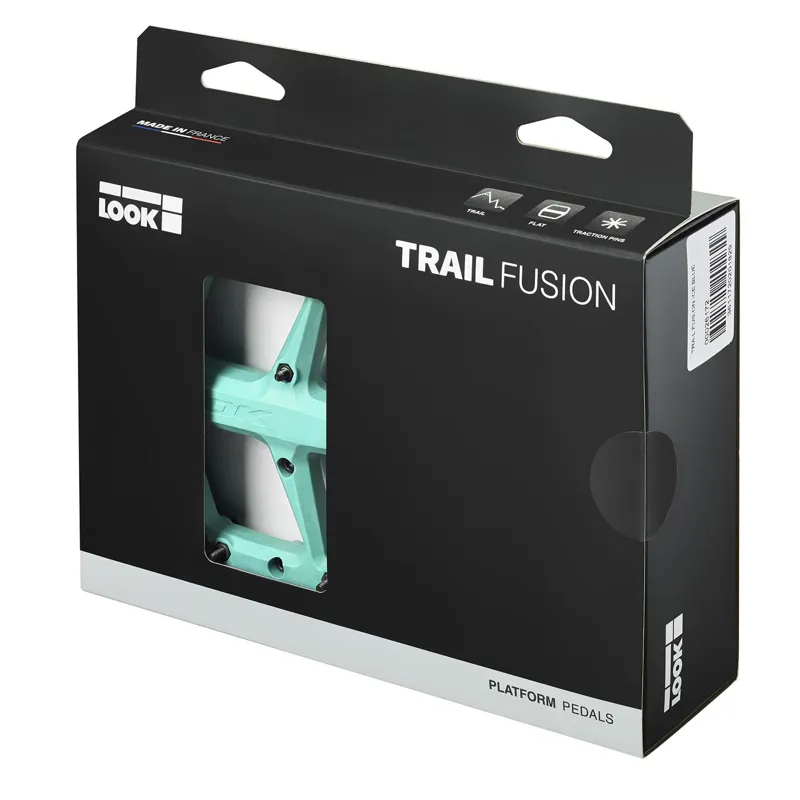 Look Trail Fusion Flat Pedals in Ice Blue-2