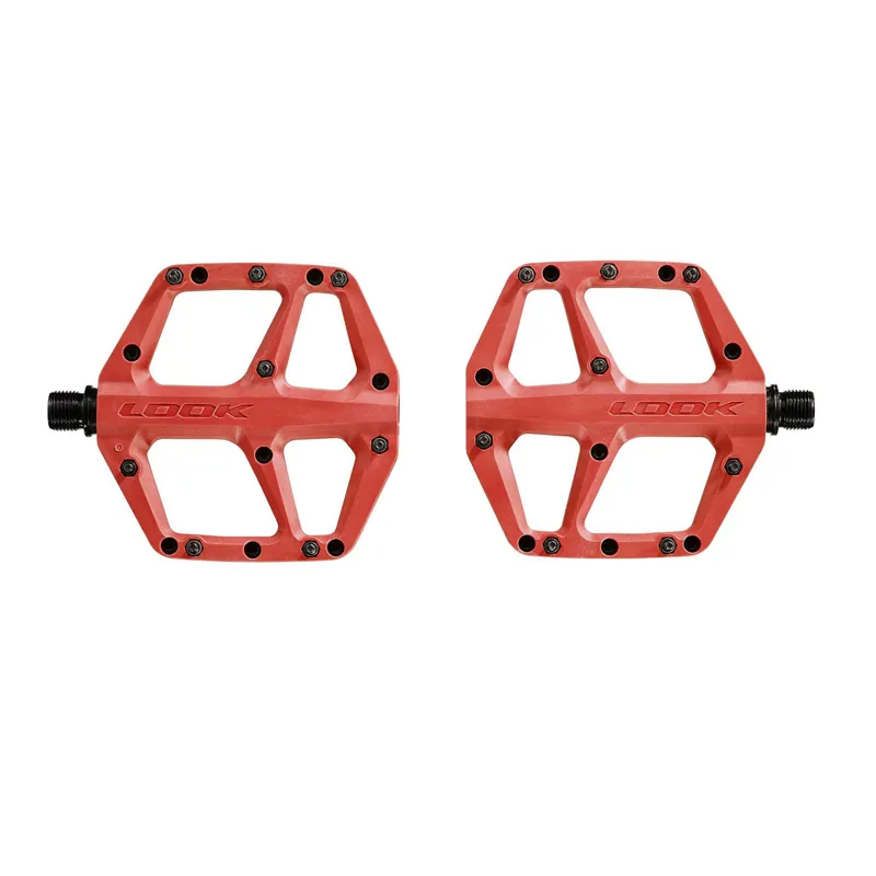 Look Trail Fusion Flat Pedals in Red-1