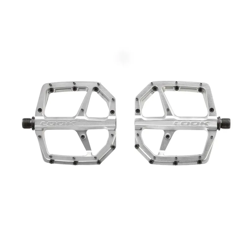 Look Trail Roc Plus Flat Pedals in Silver-1