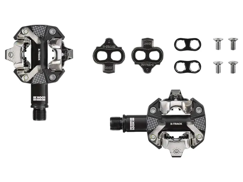 Look X-Track MTB Pedals in Dark Grey-2