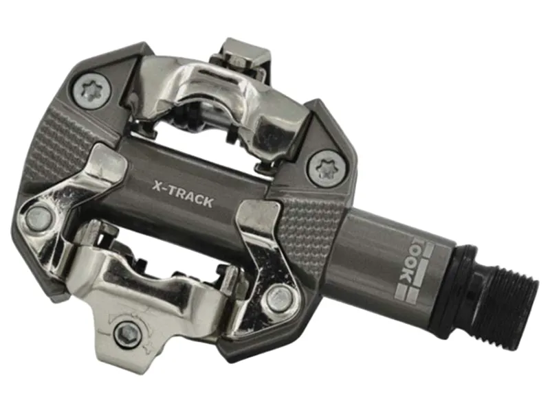 Look X-Track MTB Pedals in Metallic Grey