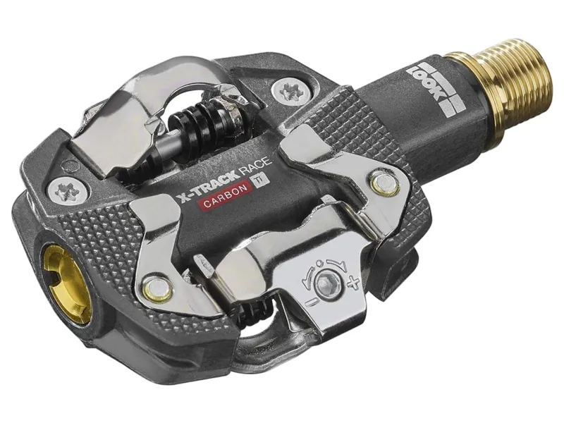 Look X-Track Race Carbon Ti MTB Pedals in Black