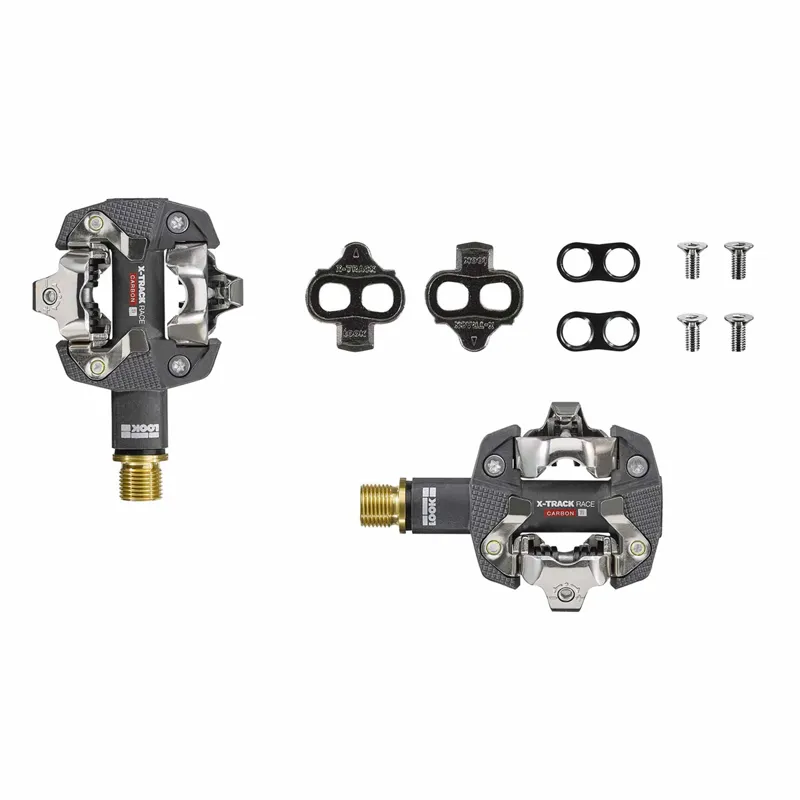 Look X-Track Race Carbon Ti MTB Pedals in Black-2