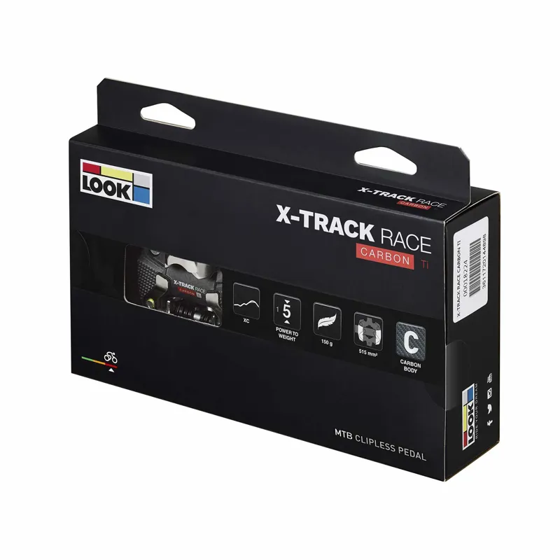 Look X-Track Race Carbon Ti MTB Pedals in Black-4