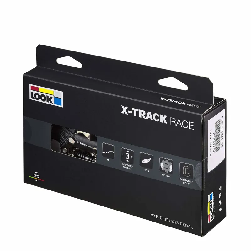 Look X-Track Race MTB Pedals in Black-3