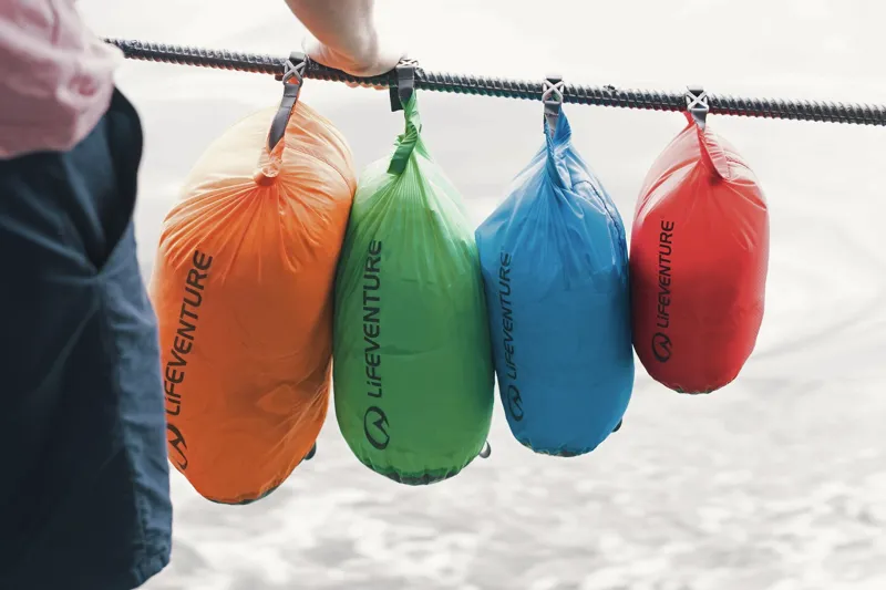 Lifeventure Ultralight 2 Litre Dry Bag in Red-4