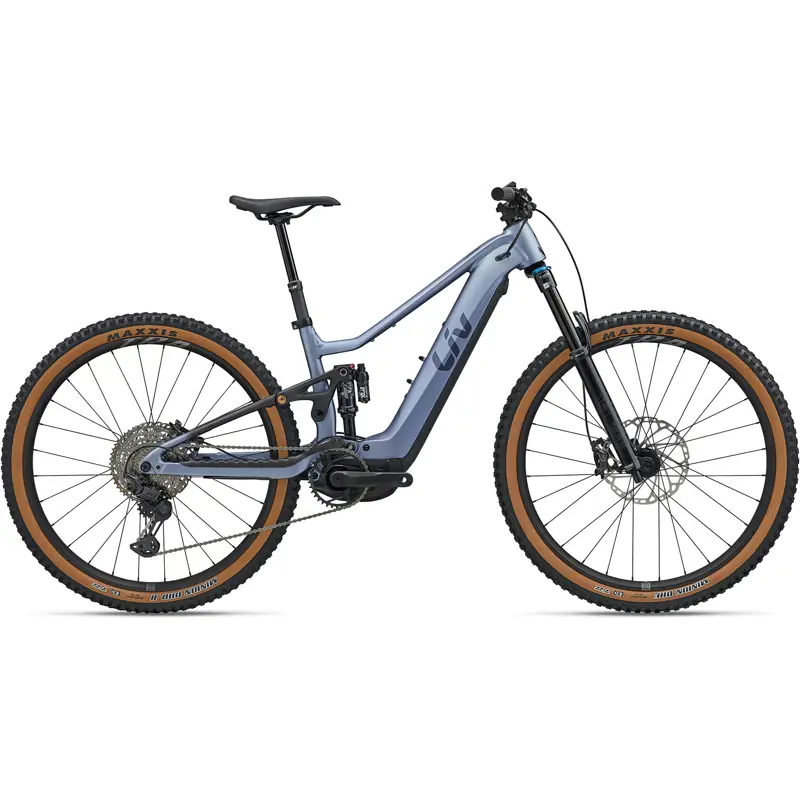 Balfes Bikes Liv Embolden E+ 0 Electric Full Suspension Mountain Bike 2026 in Atmosphere/Black | Free postage over £30, £10 off first order, price match & 0% finance.