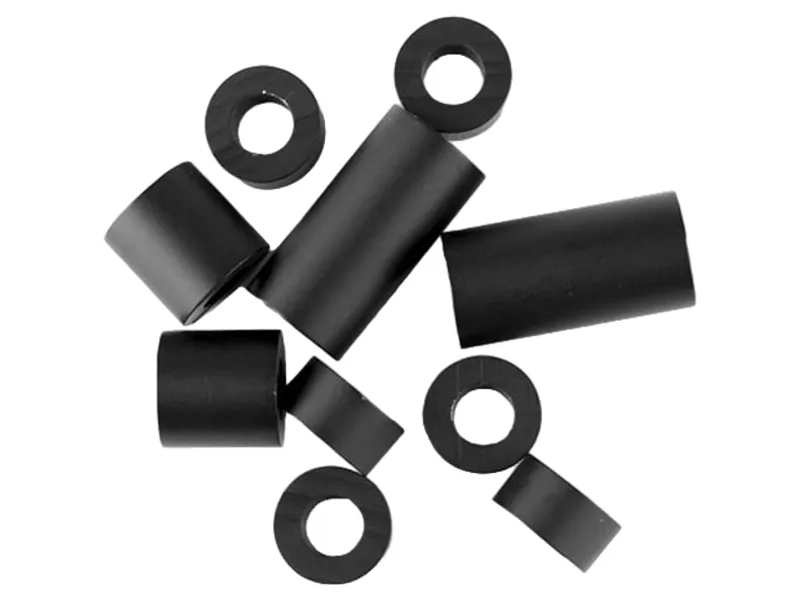 M Part M5 Alloy Mudguard Spacers 20mm/10mm/5mm in Black