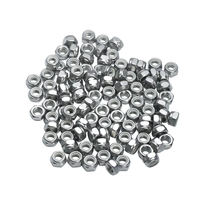 Balfes Bikes M Part M5 Nyloc Stainless Steel Nuts x 100 in Silver | Free postage over £30, £10 off first order, price match & 0% finance.