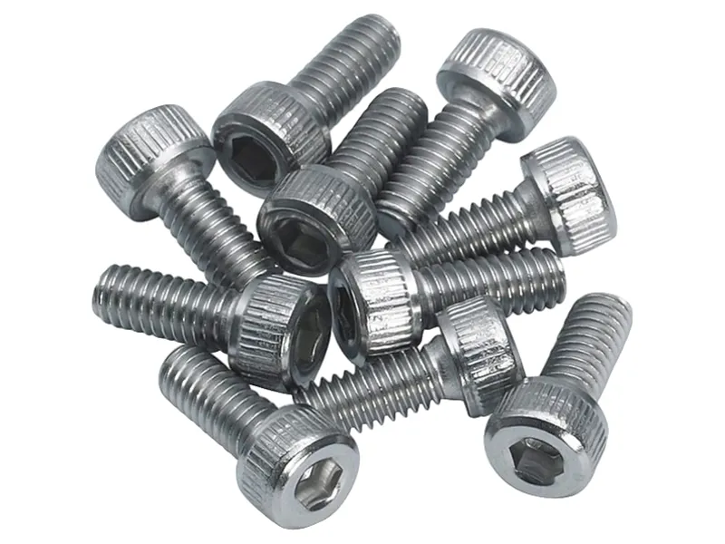 M Part Stainless Steel Bolts M6 x 10mm x 10 in Silver