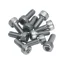 M Part Stainless Steel Bolts M6 x 10mm x 10 in Silver