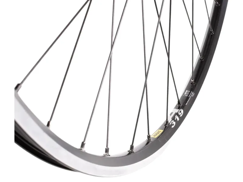M Part Hybrid/Touring Front QR CL Disc Wheel Shimano QC400 Hub Mavic A319 Rim in Black-3