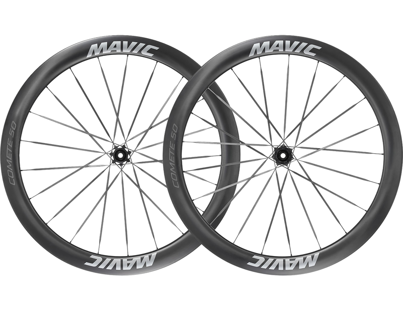 Mavic Comete 50 Carbon C-Lock HG Road Wheelset in Grey